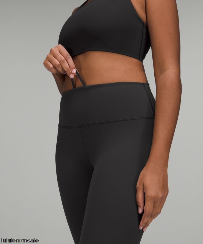 Lululemon Damen DELULU094 | Lululemon Deutschland Black Wunder Train High-rise Crop 23
